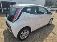 USED 2014 14 TOYOTA AYGO 1.0 VVT-i x-pression Hatchback 5dr Petrol Manual Euro 5 Euro 5 (68 ps) WHITE+NAV+DAB+CRUISE+5DR+PARTLEATHER