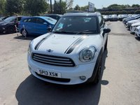 USED 2013 13 MINI COUNTRYMAN Cooper D, 1.6 Diesel, 5 Door, SUV, Manual, �&pound;35 Yearly Road Tax (Low Emissions). FULL 12 MONTH MOT WITH EVERY CAR