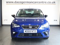 USED 2019 68 SEAT IBIZA 1.0 TSI FR Sport Hatchback 5dr Petrol Manual Euro 6 (s/s) GPF (95 ps) VIRTUAL COCKPIT DIGITAL DASH DISPLAY + SATELLITE NAVIGATION + APPLE CARPLAY / ANDROID AUTO + BLUETOOTH CONNECTIVITY INCLUDING MEDIA STREAMING + APPS CONTROL + DAB DIGITAL RADIO + IN CAR ENTERTAINMENT WITH TOUCH SCREEN MEDIA DISPLAY + DUAL ZONE CLIMATE CONTROL + AIR CONDITIONING + AUTOMATIC LED HEADLIGHTS + PARKING SENSORS + ECO STOP START SYSTEM + HILL HOLD START ASSIST + DAY TIME RUNNING LIGHTS + LEATHER MULTI FUNCTIONAL STEERING WHEEL + VOICE COMMAND + AUTOMATIC WIPERS WITH RAIN SENSOR