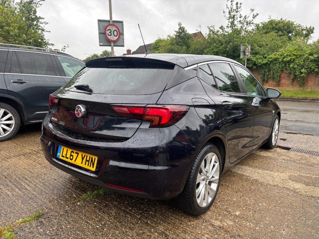 USED 2018 67 VAUXHALL ASTRA 1.4i SE Hatchback 5dr Petrol Manual Euro 6 (100 ps) &pound;ZERO DEPOSIT FINANCE