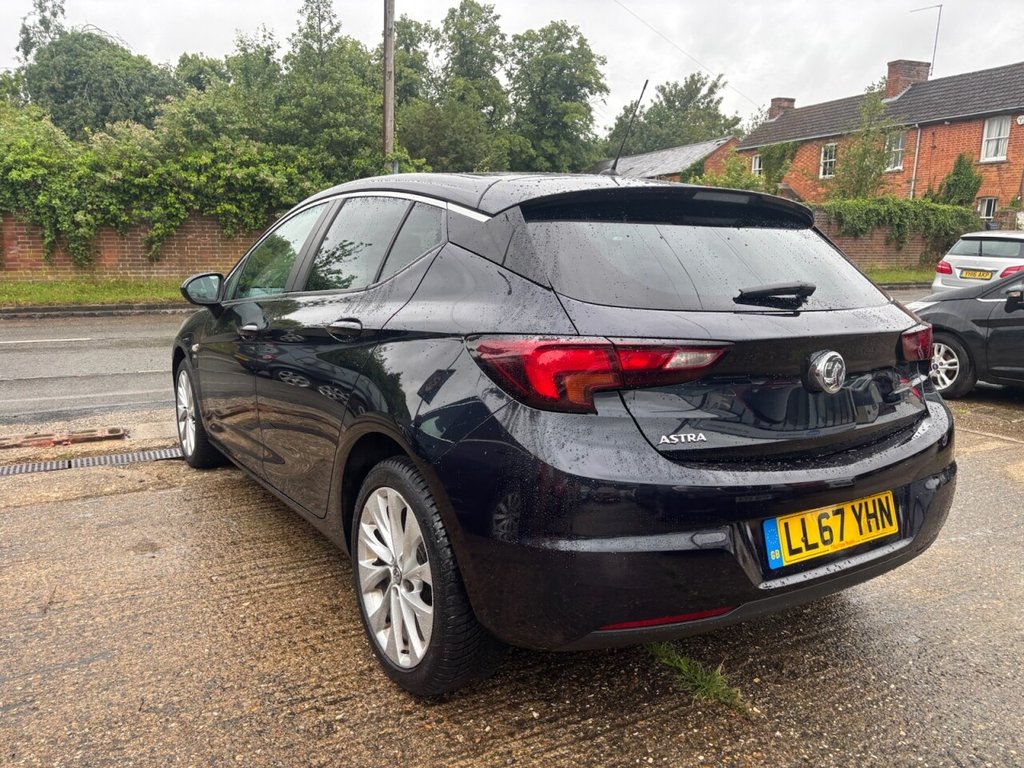 USED 2018 67 VAUXHALL ASTRA 1.4i SE Hatchback 5dr Petrol Manual Euro 6 (100 ps) &pound;ZERO DEPOSIT FINANCE