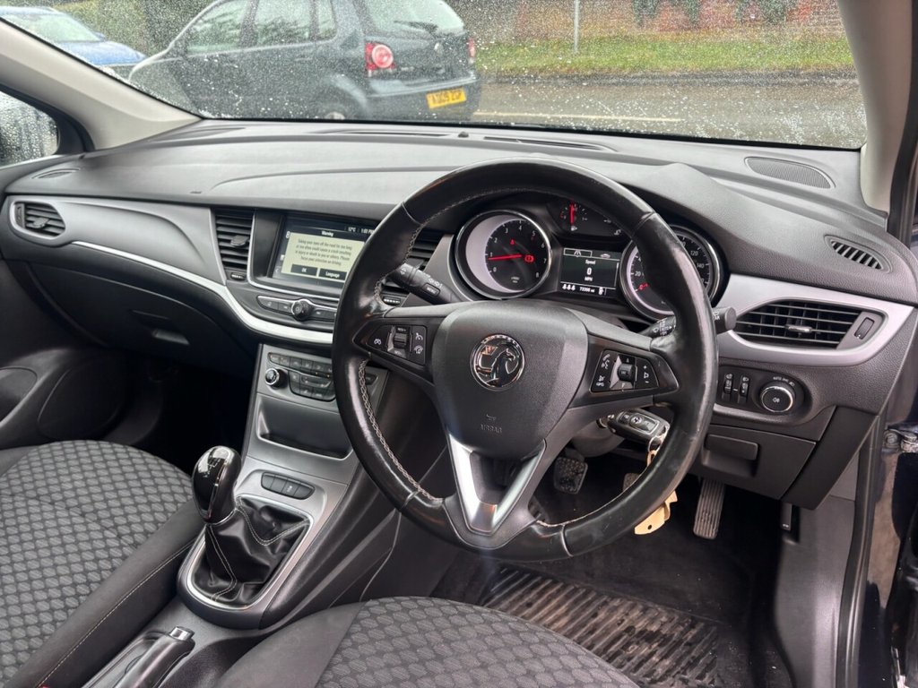 USED 2018 67 VAUXHALL ASTRA 1.4i SE Hatchback 5dr Petrol Manual Euro 6 (100 ps) &pound;ZERO DEPOSIT FINANCE