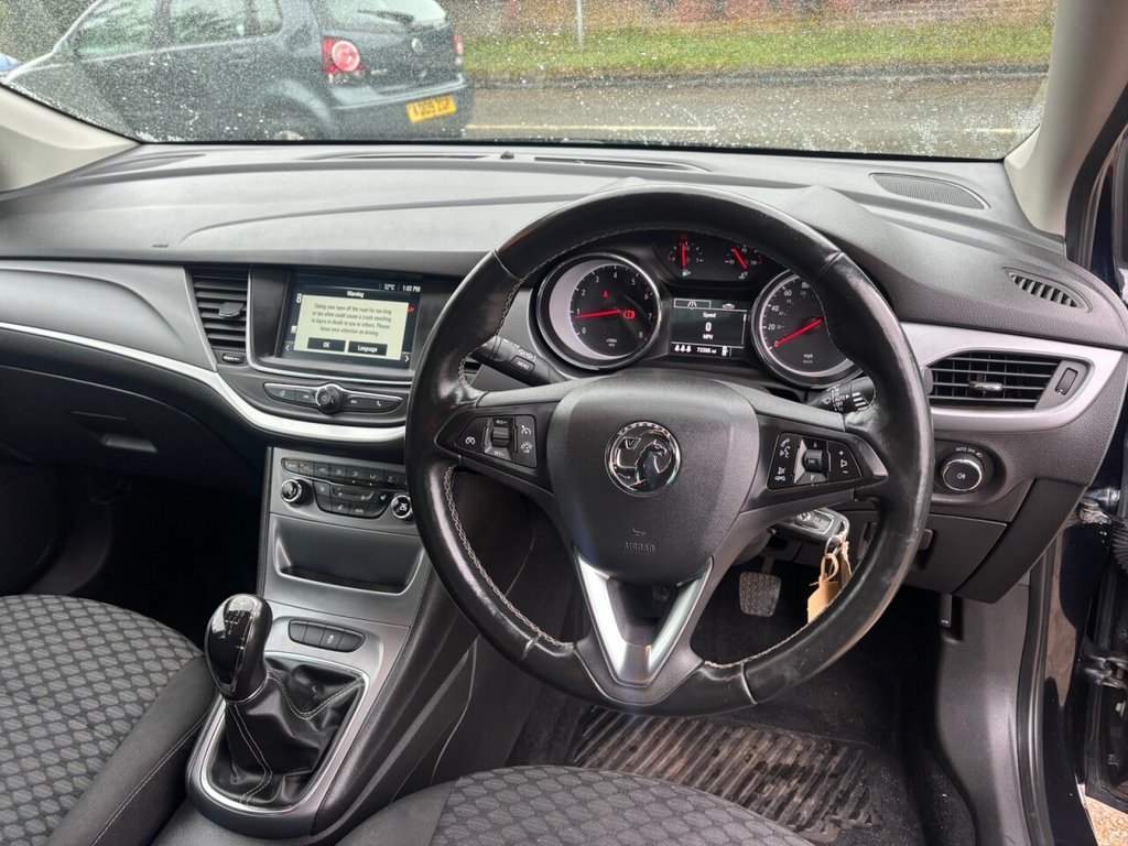 USED 2018 67 VAUXHALL ASTRA 1.4i SE Hatchback 5dr Petrol Manual Euro 6 (100 ps) &pound;ZERO DEPOSIT FINANCE