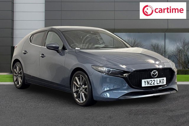 View our Mazda Mazda3 2.0 e-SKYACTIV-G MHEV Sport Lux Hatchback 5dr Petrol Manual Euro 6 (s/s) (122 ps) Reverse Camera, Front / Rear Parking Sensors, Android Auto / Apple CarPlay, Mazda Navigation System, 18In Alloys