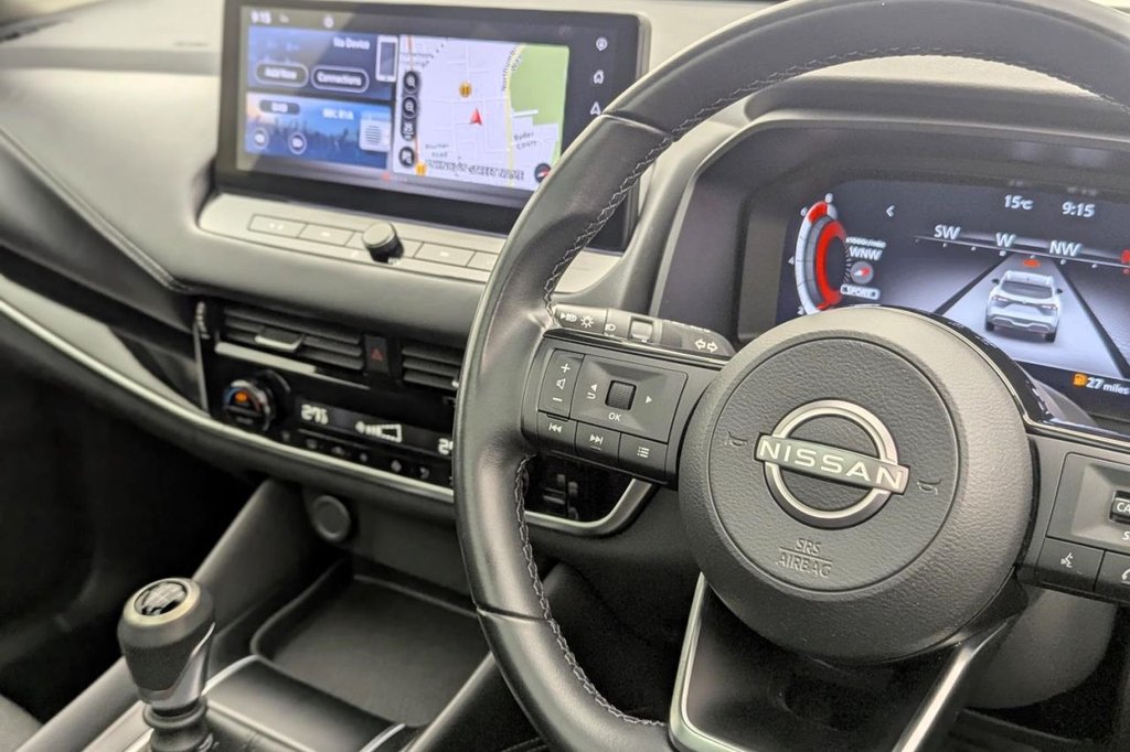 USED 2022 72 NISSAN QASHQAI 1.3 DIG-T MHEV N-Connecta SUV 5dr Petrol Hybrid Manual Euro 6 (s/s) (140 ps) Pan Roof, Sat Nav, Keyless Go