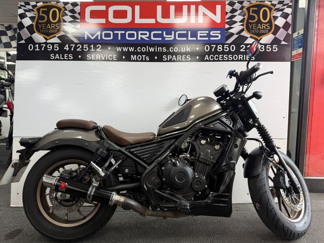 2022 72 HONDA CMX500 REBEL 500 Special Edition Custom Cruiser Petrol Manual Euro 5 (46 ps) BLACK WIDOW EXHAUST!!!