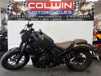 USED 2022 72 HONDA CMX500 REBEL 500 Special Edition Custom Cruiser Petrol Manual Euro 5 (46 ps) BLACK WIDOW EXHAUST!!!