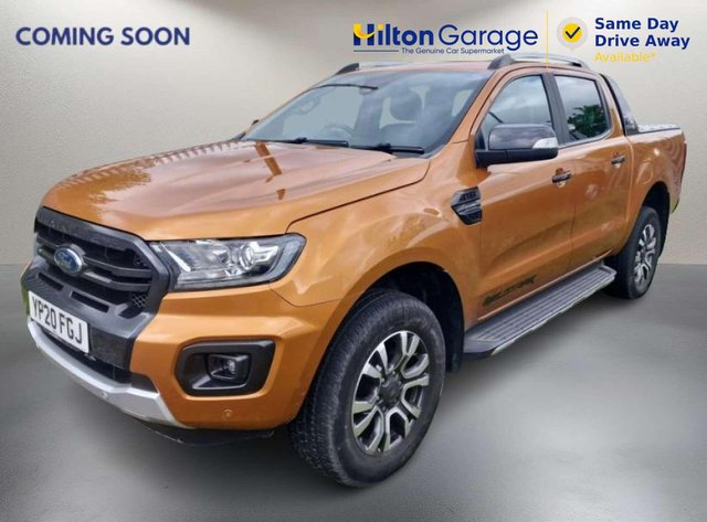 USED 2020 20 FORD RANGER 2.0 Ranger Wildtrak EcoBlue 4x4 Auto 4WD 4dr CLICK+COLLECT / HOME DELIVERY