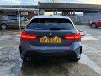 USED 2020 70 BMW 1 SERIES 1.5 118i M Sport Hatchback 5dr Petrol DCT Euro 6 (s/s) (140 ps) Storm Bay Metallic Paint