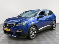 USED 2018 18 PEUGEOT 3008 1.5 BlueHDi Allure SUV 5dr Diesel EAT Euro 6 (s/s) (130 ps) Apple CarPlay, Rear Camera