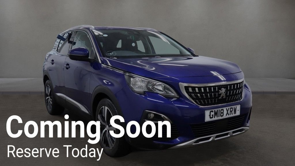 USED 2018 18 PEUGEOT 3008 1.5 BlueHDi Allure SUV 5dr Diesel EAT Euro 6 (s/s) (130 ps) 