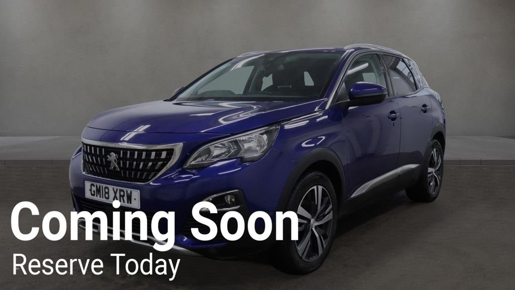 USED 2018 18 PEUGEOT 3008 1.5 BlueHDi Allure SUV 5dr Diesel EAT Euro 6 (s/s) (130 ps) 