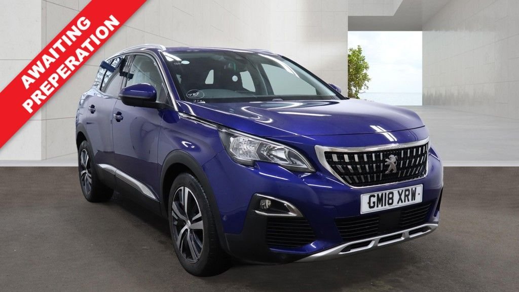 USED 2018 18 PEUGEOT 3008 1.5 BlueHDi Allure SUV 5dr Diesel EAT Euro 6 (s/s) (130 ps) 