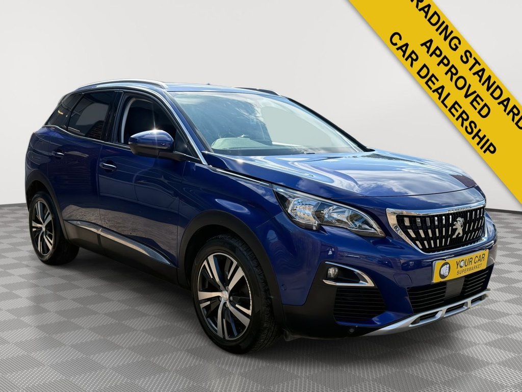 USED 2018 18 PEUGEOT 3008 1.5 BlueHDi Allure SUV 5dr Diesel EAT Euro 6 (s/s) (130 ps) Apple CarPlay, Rear Camera