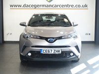 USED 2017 67 TOYOTA C-HR 1.8 VVT-h Icon SUV 5dr Petrol Hybrid CVT Euro 6 (s/s) (122 ps) FULL SERVICE HISTORY + SATELLITE NAVIGATION + REAR VIEW CAMERA + TOUCH SCREEN MEDIA DISPLAY + APPS CONTROL + DAB DIGITAL RADIO + BLUETOOTH PHONE CONNECTIVITY + CRUISE CONTROL + CLIMATE CONTROLLED AIRCONDITIONING + LEATHER MULTI FUNCTIONAL STEERING WHEEL + AUOMATIC WIPERS WITH RAIN SENSORS + HILL HOLD START ASSIST + IN CAR ENTERTAINMENT AUX/USB + DAY TIME RUNNING LIGHTS + AUTO DIMMING REAR VIEW MIRROR + ELECTRIC FRONT AND REAR WINDOWS + ELECTRIC HEATED POWER MIRRORS + 17 INCH ALLOY WHEELS