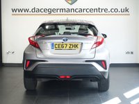 USED 2017 67 TOYOTA C-HR 1.8 VVT-h Icon SUV 5dr Petrol Hybrid CVT Euro 6 (s/s) (122 ps) FULL SERVICE HISTORY + SATELLITE NAVIGATION + REAR VIEW CAMERA + TOUCH SCREEN MEDIA DISPLAY + APPS CONTROL + DAB DIGITAL RADIO + BLUETOOTH PHONE CONNECTIVITY + CRUISE CONTROL + CLIMATE CONTROLLED AIRCONDITIONING + LEATHER MULTI FUNCTIONAL STEERING WHEEL + AUOMATIC WIPERS WITH RAIN SENSORS + HILL HOLD START ASSIST + IN CAR ENTERTAINMENT AUX/USB + DAY TIME RUNNING LIGHTS + AUTO DIMMING REAR VIEW MIRROR + ELECTRIC FRONT AND REAR WINDOWS + ELECTRIC HEATED POWER MIRRORS + 17 INCH ALLOY WHEELS