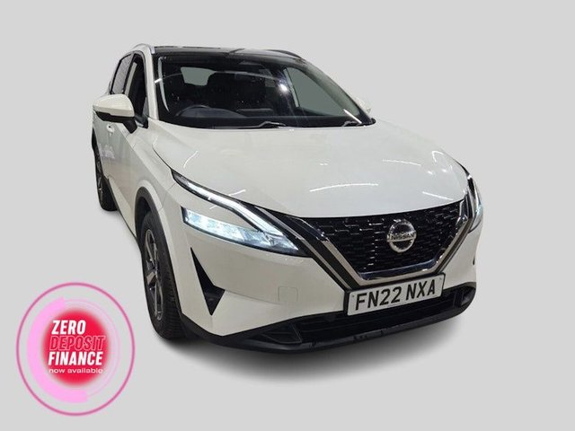 View our Nissan Qashqai 1.3 DIG-T MHEV N-Connecta SUV 5dr Petrol Hybrid Manual Euro 6 (s/s) (158 ps) Rear View Camera, Front / Rear Parking Sensors, Touchscreen, NissanConnect Navigation, 18In Alloys