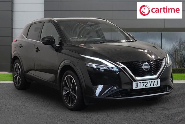 View our Nissan Qashqai 1.3 DIG-T MHEV Tekna SUV 5dr Petrol Hybrid XTRON Euro 6 (s/s) (158 ps) Rear View Camera, Front / Rear Parking Sensors, Glass Roof Pack, Tech Pack - Drive Assist - HUD, Touchscreen