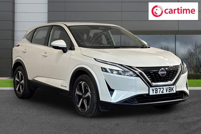 View our Nissan Qashqai 1.5 h e-POWER Acenta Premium SUV 5dr Petrol Hybrid Auto Euro 6 (s/s) (190 ps) Rear View Camera, Rear Parking Sensors, Touchscreen, 18In Alloys, Electrically Adjustable Door Mirrors