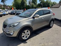 USED 2012 12 KIA SPORTAGE 2.0 CRDi KX-3 SUV 5dr Diesel Auto AWD Euro 5 (134 bhp) ONLY 57K! 2 KEYS, APRIL 27 MOT