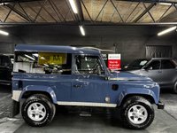 USED 2014 64 LAND ROVER DEFENDER 90 2.2 TDCi Hard Top SUV 3dr Diesel Manual 4WD SWB Euro 5 (122 ps) LOVELY LOW MILEAGE 2014 LANDROVER DEFENDER 90 2.2 TDCI HARDTOP - NO VAT - ONLY 68K MILES - TAMARA BLUE - GLASS PANORAMIC REAR WINDOWS - BOOST ALLOYS - FRONT FOGS - FRONT BUCKET SEATS - ELECTRIC WINDOWS