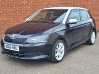 USED 2016 16 SKODA FABIA 1.0 Colour Edition Hatchback 5dr Petrol Manual Euro 6 (s/s) (75 ps) 