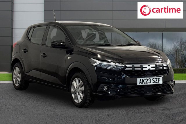View our Dacia Sandero 1.0 TCe Expression Hatchback 5dr Petrol Manual Euro 6 (s/s) (90 ps) Rear View Camera, Rear Parking Sensors, Media Display, Electrically Adjustable Door Mirrors, 15In Steel Wheels