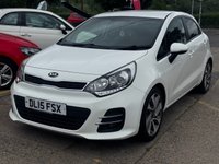 USED 2015 15 KIA RIO 1.4 EcoDynamics 3 Hatchback 5dr Petrol Manual Euro 6 (s/s) (107 bhp) Navigation, Rear camera, Rear parking sensors, 1 owner, 44,933 miles