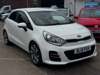 USED 2015 15 KIA RIO 1.4 EcoDynamics 3 Hatchback 5dr Petrol Manual Euro 6 (s/s) (107 bhp) Navigation, Rear camera, Rear parking sensors, 1 owner, 44,933 miles