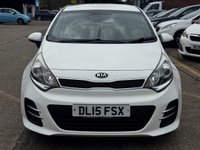 USED 2015 15 KIA RIO 1.4 EcoDynamics 3 Hatchback 5dr Petrol Manual Euro 6 (s/s) (107 bhp) Navigation, Rear camera, Rear parking sensors, 1 owner, 44,933 miles