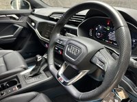 USED 2023 23 AUDI Q3 2.0 TDI 35 Black Edition Sportback 5dr Diesel S Tronic Euro 6 (s/s) (150 ps) FSH, NAV, REAR CAMERA, HEATED SEATS