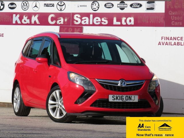 View our VAUXHALL ZAFIRA TOURER