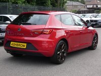 USED 2018 18 SEAT LEON 2.0 TDI FR Technology 5d 150 S/S FULL SERVICE HISTORY, CAMBELT & WATER PUMP CHANGED, SAT NAV, FULL LINK FOR APPLE CAR PLAY ANDROID AUTO, COLOUR CHANGING AMBIENT LIGHTING, 18 INCH PERFORMANCE ALLOYS, BLUETOOTH PHONE & MUSIC, DAB RADIO, MANUAL 6 SPEED, LED LIGHTS, REAR PARKING SENSORS, BLACK 1/2 LEATHER INTERIOR,  CRUISE CONTROL, DRIVING MODE SELECTION, AUTO HILL HOLD, ELECTRIC HEATED FOLDING MIRRORS, CD PLAYER WITH 2x SD CARD READERS, AUX & 2x USB INPUTS, DUAL CLIMATE AIR CONDITIONING, ILLUMINATING VANITY MIRRORS, TPMS