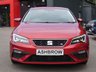USED 2018 18 SEAT LEON 2.0 TDI FR Technology 5d 150 S/S FULL SERVICE HISTORY, CAMBELT & WATER PUMP CHANGED, SAT NAV, FULL LINK FOR APPLE CAR PLAY ANDROID AUTO, COLOUR CHANGING AMBIENT LIGHTING, 18 INCH PERFORMANCE ALLOYS, BLUETOOTH PHONE & MUSIC, DAB RADIO, MANUAL 6 SPEED, LED LIGHTS, REAR PARKING SENSORS, BLACK 1/2 LEATHER INTERIOR,  CRUISE CONTROL, DRIVING MODE SELECTION, AUTO HILL HOLD, ELECTRIC HEATED FOLDING MIRRORS, CD PLAYER WITH 2x SD CARD READERS, AUX & 2x USB INPUTS, DUAL CLIMATE AIR CONDITIONING, ILLUMINATING VANITY MIRRORS, TPMS