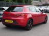 USED 2018 18 SEAT LEON 2.0 TDI FR Technology 5d 150 S/S FULL SERVICE HISTORY, CAMBELT & WATER PUMP CHANGED, SAT NAV, FULL LINK FOR APPLE CAR PLAY ANDROID AUTO, COLOUR CHANGING AMBIENT LIGHTING, 18 INCH PERFORMANCE ALLOYS, BLUETOOTH PHONE & MUSIC, DAB RADIO, MANUAL 6 SPEED, LED LIGHTS, REAR PARKING SENSORS, BLACK 1/2 LEATHER INTERIOR,  CRUISE CONTROL, DRIVING MODE SELECTION, AUTO HILL HOLD, ELECTRIC HEATED FOLDING MIRRORS, CD PLAYER WITH 2x SD CARD READERS, AUX & 2x USB INPUTS, DUAL CLIMATE AIR CONDITIONING, ILLUMINATING VANITY MIRRORS, TPMS