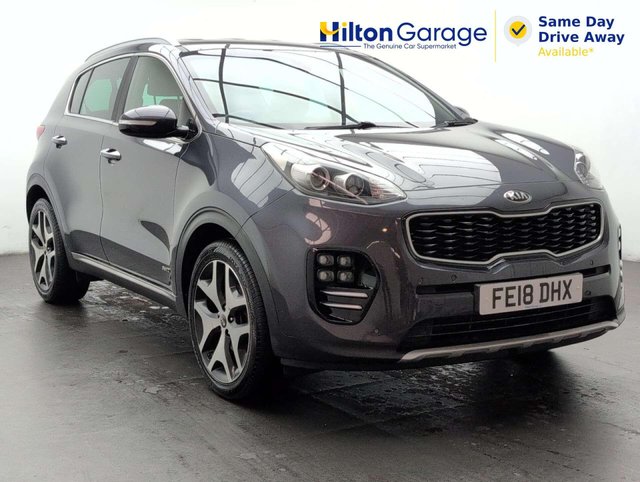 USED 2018 18 KIA SPORTAGE 1.6 Sportage GT-Line Semi-Auto 4WD 5dr CLICK+COLLECT / HOME DELIVERY