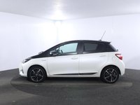 USED 2018 68 TOYOTA YARIS 1.5 VVT-h Cyan Bi-Tone Hatchback 5dr Petrol Hybrid E-CVT Euro 6 (s/s) (100 ps) 