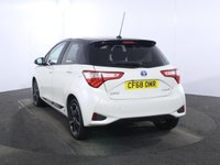 USED 2018 68 TOYOTA YARIS 1.5 VVT-h Cyan Bi-Tone Hatchback 5dr Petrol Hybrid E-CVT Euro 6 (s/s) (100 ps) 