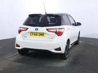 USED 2018 68 TOYOTA YARIS 1.5 VVT-h Cyan Bi-Tone Hatchback 5dr Petrol Hybrid E-CVT Euro 6 (s/s) (100 ps) 