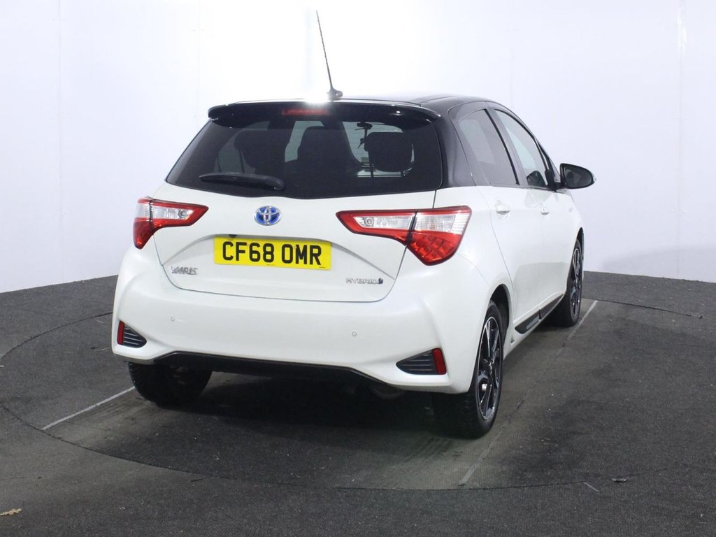 USED 2018 68 TOYOTA YARIS 1.5 VVT-h Cyan Bi-Tone Hatchback 5dr Petrol Hybrid E-CVT Euro 6 (s/s) (100 ps) 
