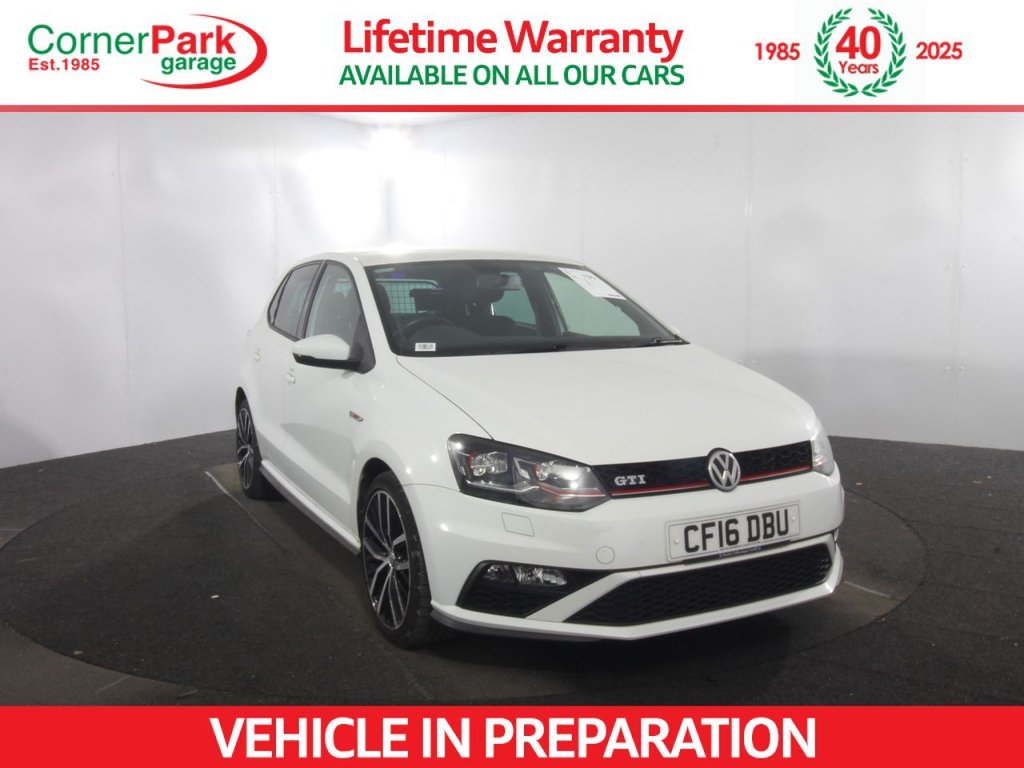 USED 2016 16 VOLKSWAGEN POLO 1.8 TSI BlueMotion Tech GTI Hatchback 5dr Petrol Manual Euro 6 (s/s) (192 ps) 