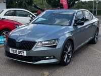 USED 2018 18 SKODA SUPERB 1.4 TSI ACT SportLine Hatchback 5dr Petrol DSG Euro 6 (s/s) (150 ps) NAv,heat seat,FSSH,adapt crui+
