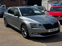 USED 2018 18 SKODA SUPERB 1.4 TSI ACT SportLine Hatchback 5dr Petrol DSG Euro 6 (s/s) (150 ps) NAv,heat seat,FSSH,adapt crui+