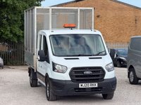 USED 2020 20 FORD TRANSIT 2.0 350 EcoBlue Leader Tipper Double Cab 4dr Diesel Manual FWD L3 Euro 6 (s/s) (130 ps) *REAR SEATS AVAILABLE*FSH*1 OWNER*