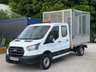 USED 2020 20 FORD TRANSIT 2.0 350 EcoBlue Leader Tipper Double Cab 4dr Diesel Manual FWD L3 Euro 6 (s/s) (130 ps) *REAR SEATS AVAILABLE*FSH*1 OWNER*