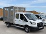 USED 2020 20 FORD TRANSIT 2.0 350 EcoBlue Leader Tipper Double Cab 4dr Diesel Manual FWD L3 Euro 6 (s/s) (130 ps) *REAR SEATS AVAILABLE*FSH*1 OWNER*