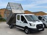 USED 2020 20 FORD TRANSIT 2.0 350 EcoBlue Leader Tipper Double Cab 4dr Diesel Manual FWD L3 Euro 6 (s/s) (130 ps) *REAR SEATS AVAILABLE*FSH*1 OWNER*