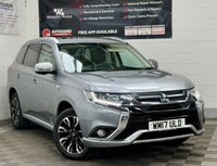 USED 2017 17 MITSUBISHI OUTLANDER 2.0h 12kWh 4h SUV 5dr Petrol Plug-in Hybrid CVT 4WD Euro 6 (s/s) (200 ps) 