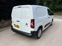USED 2021 21 CITROEN BERLINGO 1.5 BlueHDi 650 Enterprise M Panel Van 5dr Diesel Manual SWB Euro 6 (s/s) (75 ps) SAVE 20%, A/C, CAR PLAY, PLY LINING