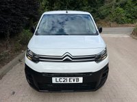 USED 2021 21 CITROEN BERLINGO 1.5 BlueHDi 650 Enterprise M Panel Van 5dr Diesel Manual SWB Euro 6 (s/s) (75 ps) SAVE 20%, A/C, CAR PLAY, PLY LINING